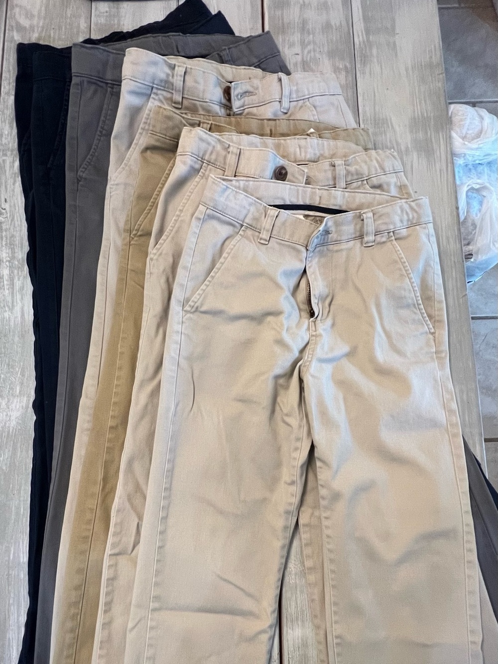 IZOD boys uniform pants. Bundle of 7. Size 14 slim